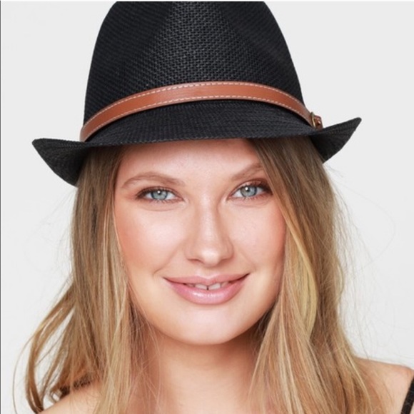 Black belted FEDORA - Picture 2 of 4